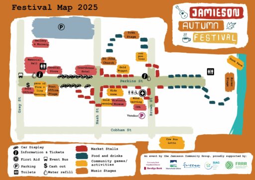 Jamieson Autumn Festival Map 2025
