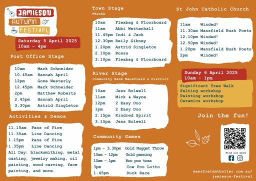Jamieson Autumn Festival 2025 Program