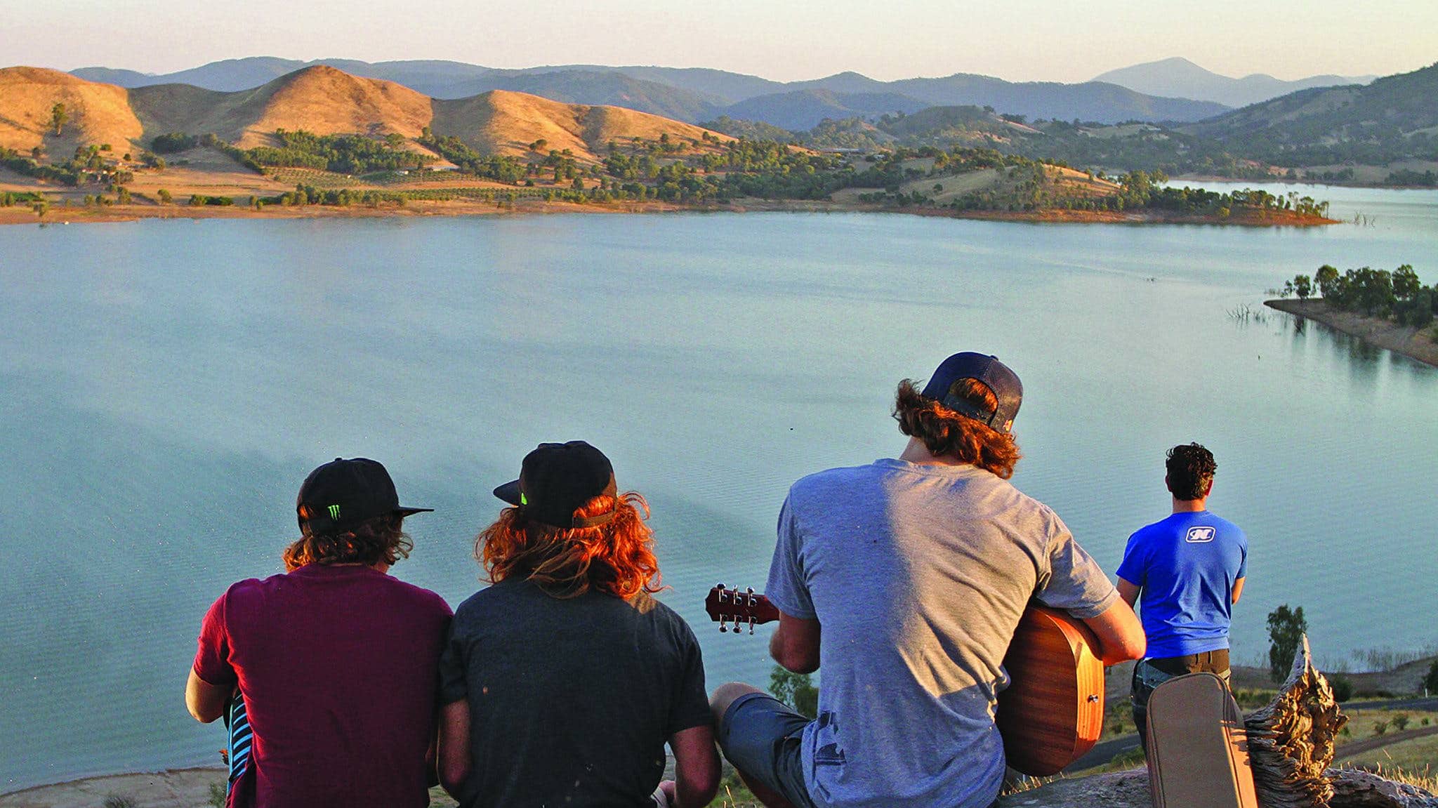Lake eildon freinds summer guitar view