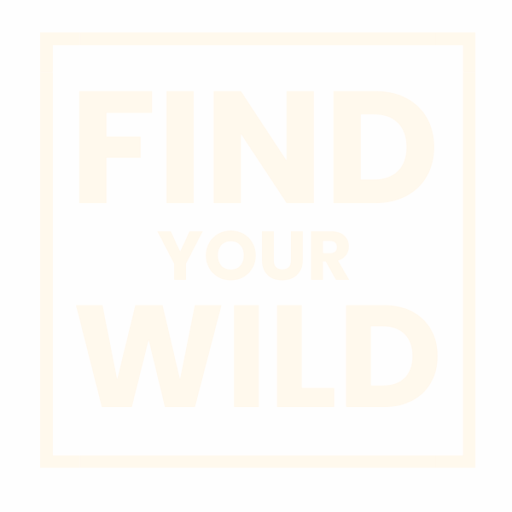 FIND YOUR WILD logo white