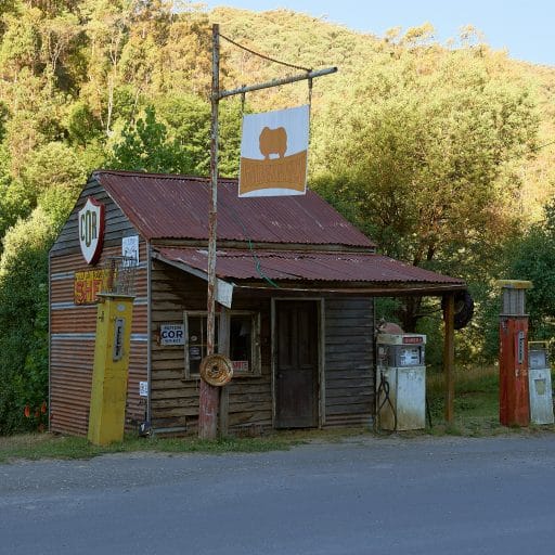 Woods point petrol station history